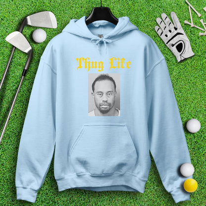 Thug Life - Tiger Woods Mugshot Hoodie - TeeHee Golf Gear