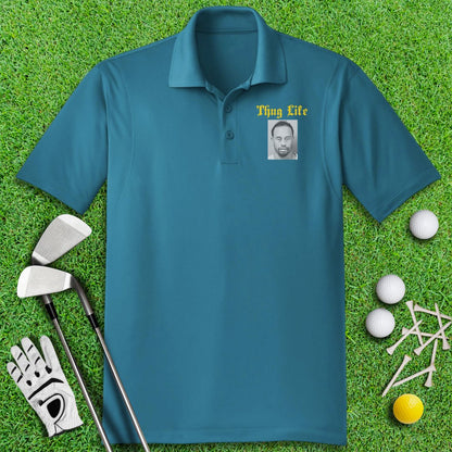 Thug Life - Tiger Woods Mugshot Polo Shirt - TeeHee Golf Gear