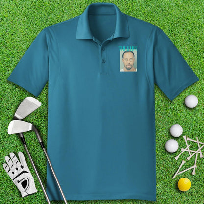 Thug Life - Tiger Woods Mugshot Polo Shirt - TeeHee Golf Gear