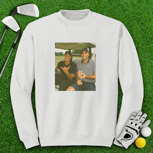 Tiger Scottie Beer Cart Crewneck - TeeHee Golf Gear