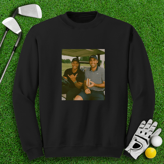 Tiger Scottie Beer Cart Crewneck - TeeHee Golf Gear
