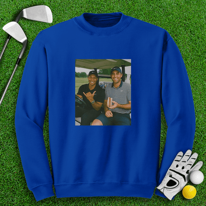 Tiger Scottie Beer Cart Crewneck - TeeHee Golf Gear