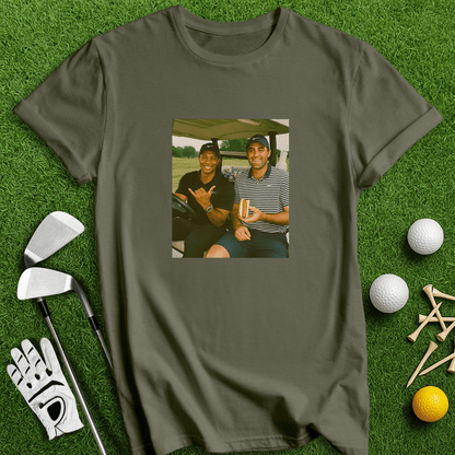 Tiger Scottie Beer Cart T-shirt - TeeHee Golf Gear