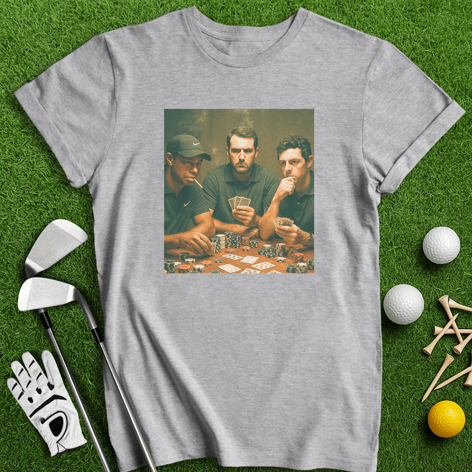 Tiger Scottie McIlroy Poker T-shirt - TeeHee Golf Gear