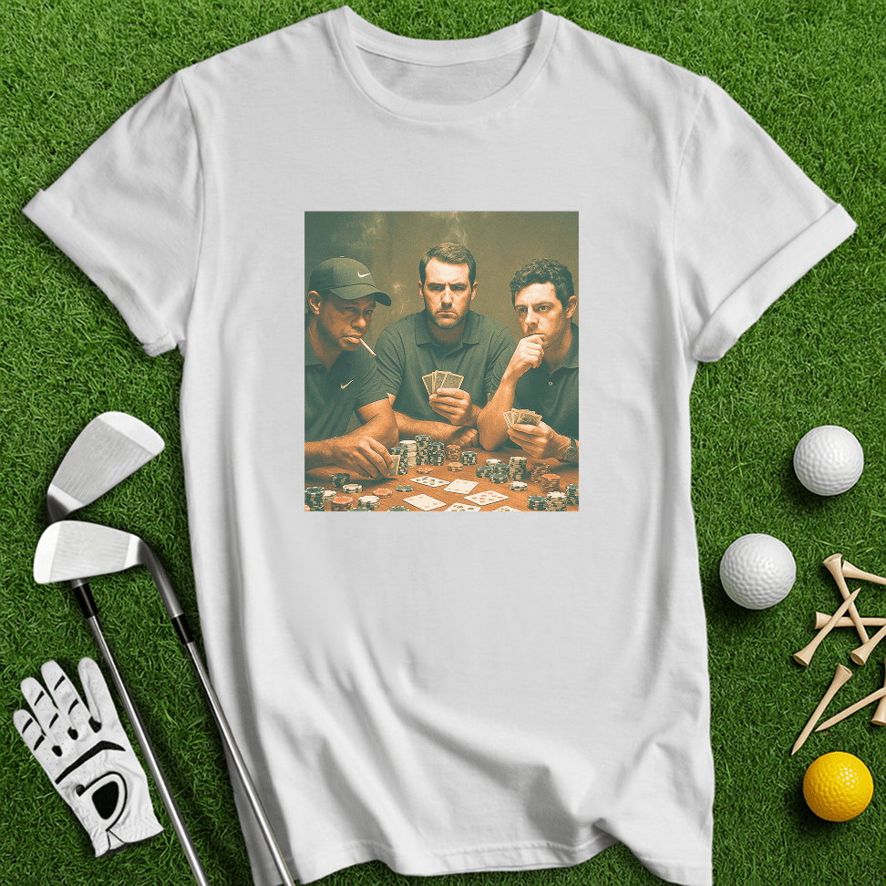 Tiger Scottie McIlroy Poker T-shirt - TeeHee Golf Gear