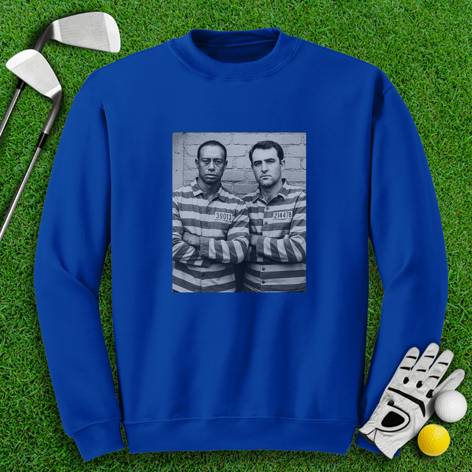 Tiger Scottie Mugshot Crewneck - TeeHee Golf Gear