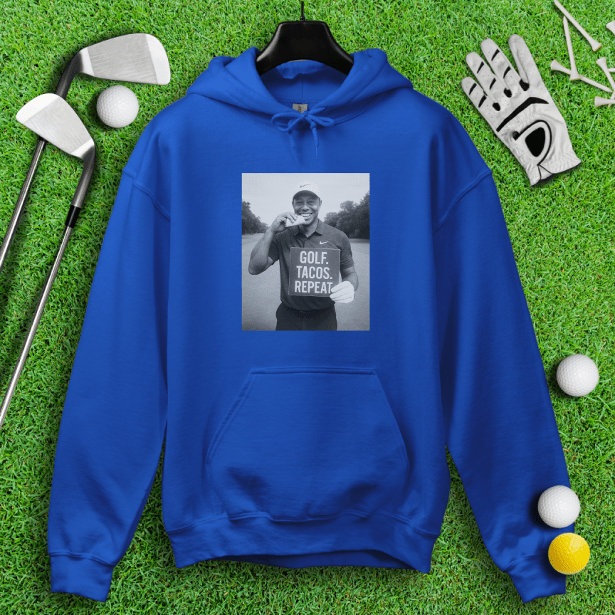 Tiger vs. Tacos Hoodie - TeeHee Golf Gear