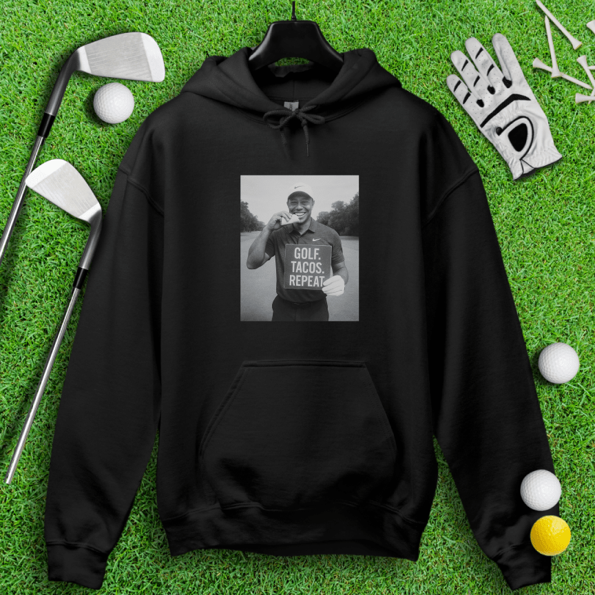 Tiger vs. Tacos Hoodie - TeeHee Golf Gear