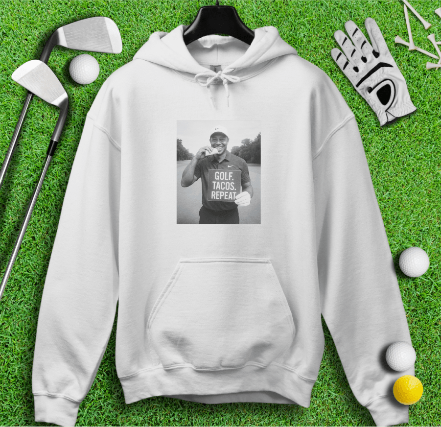 Tiger vs. Tacos Hoodie - TeeHee Golf Gear