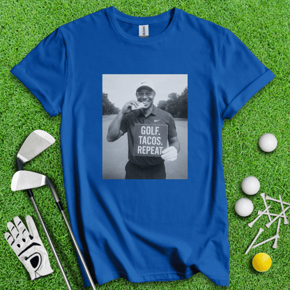 Tiger vs. Tacos T-shirt - TeeHee Golf Gear