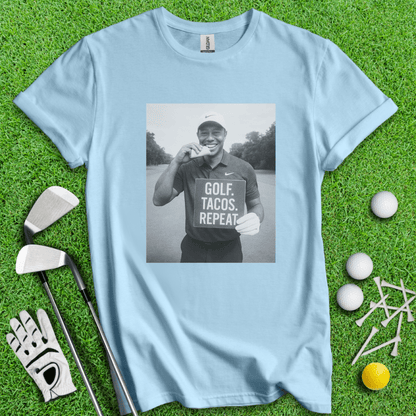 Tiger vs. Tacos T-shirt - TeeHee Golf Gear