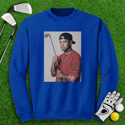 Tiger Woods 90s Hip Hop Crewneck - TeeHee Golf Gear