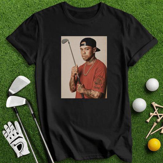 Tiger Woods 90s Hip Hop T-shirt - TeeHee Golf Gear