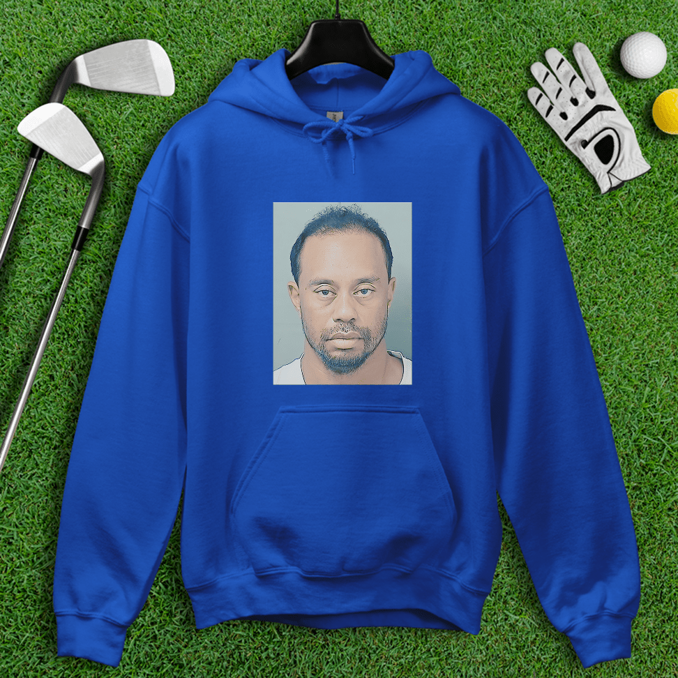 Tiger Woods Mugshot Hoodie - TeeHee Golf Gear