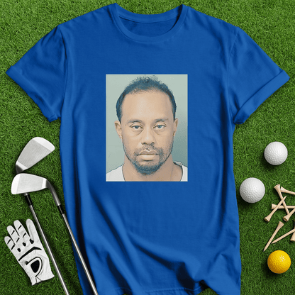 Tiger Woods Mugshot T-Shirt - TeeHee Golf Gear