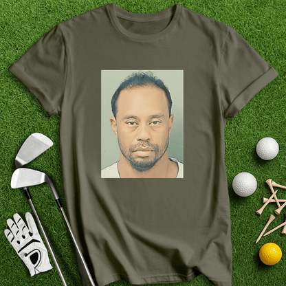 Tiger Woods Mugshot T-Shirt - TeeHee Golf Gear