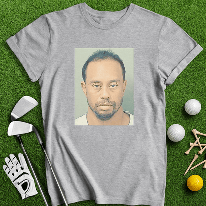 Tiger Woods Mugshot T-Shirt - TeeHee Golf Gear