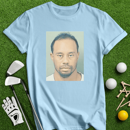 Tiger Woods Mugshot T-Shirt - TeeHee Golf Gear