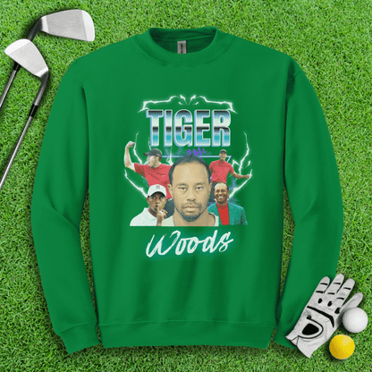 Tiger Woods Mugshot Vintage Crewneck - TeeHee Golf Gear