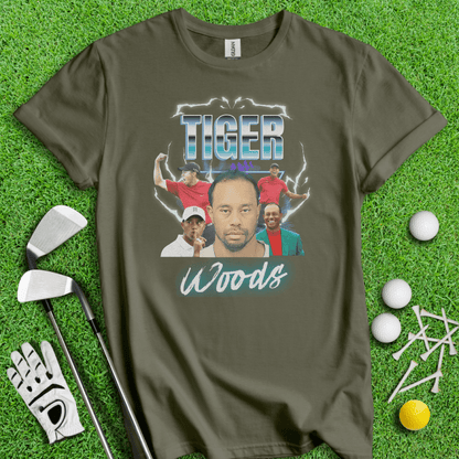 Tiger Woods Mugshot Vintage T-Shirt - TeeHee Golf Gear