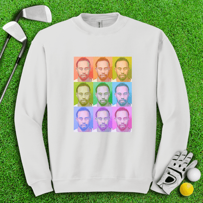 Tiger Woods Pop Art Crewneck - TeeHee Golf Gear