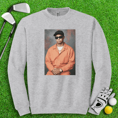 Tiger Woods Retro Mugshot Crewneck - TeeHee Golf Gear