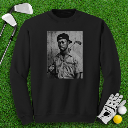 Tiger Woods Retro Mugshot Crewneck - TeeHee Golf Gear