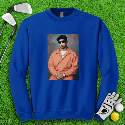 Tiger Woods Retro Mugshot Crewneck - TeeHee Golf Gear