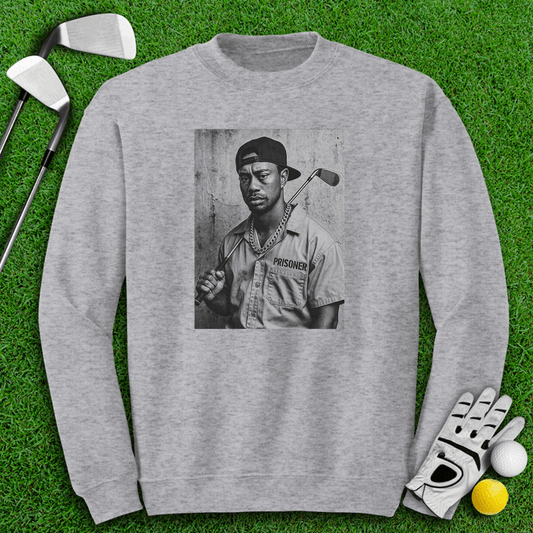 Tiger Woods Retro Mugshot Crewneck - TeeHee Golf Gear