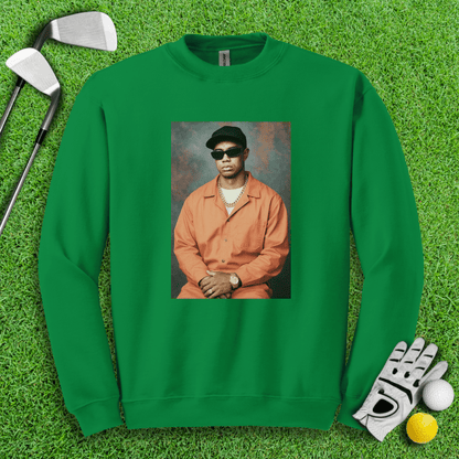 Tiger Woods Retro Mugshot Crewneck - TeeHee Golf Gear