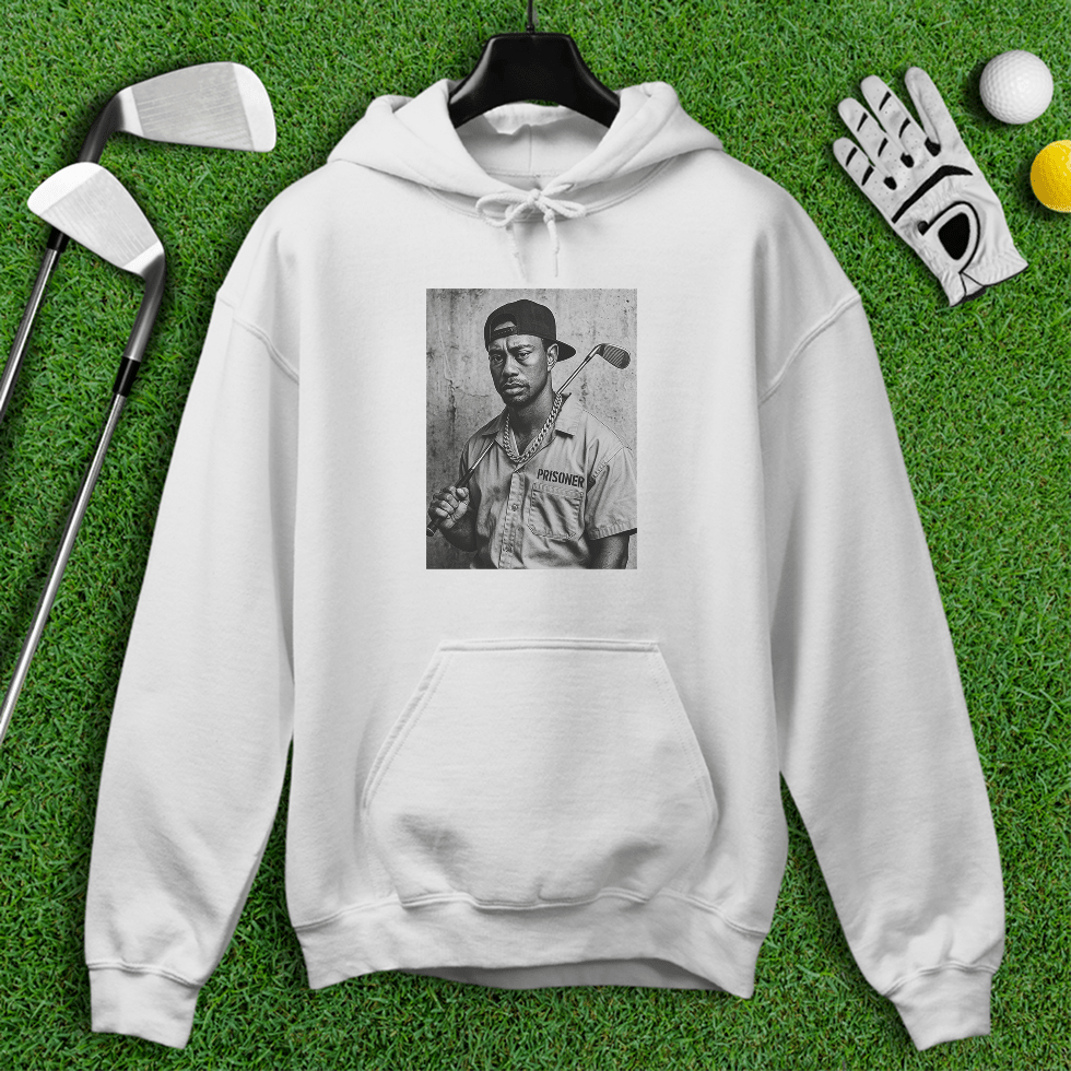 Tiger Woods Retro Mugshot Hoodie - TeeHee Golf Gear