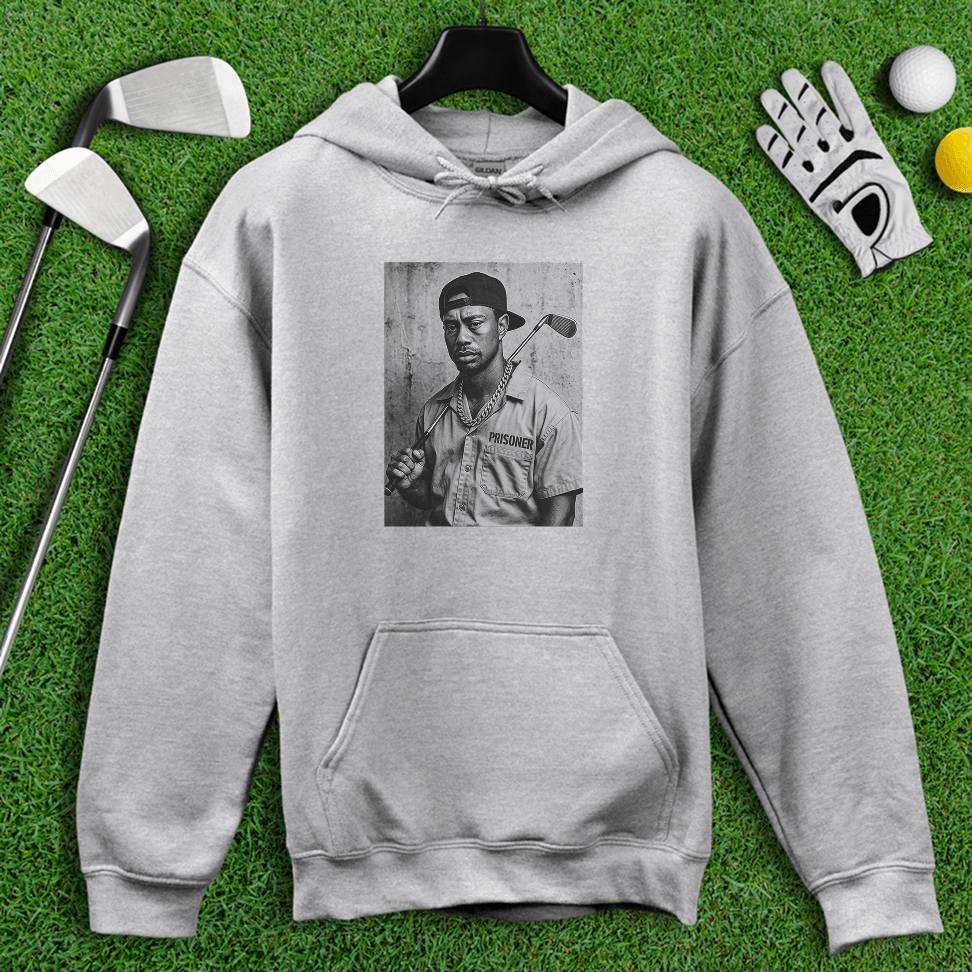 Tiger Woods Retro Mugshot Hoodie - TeeHee Golf Gear