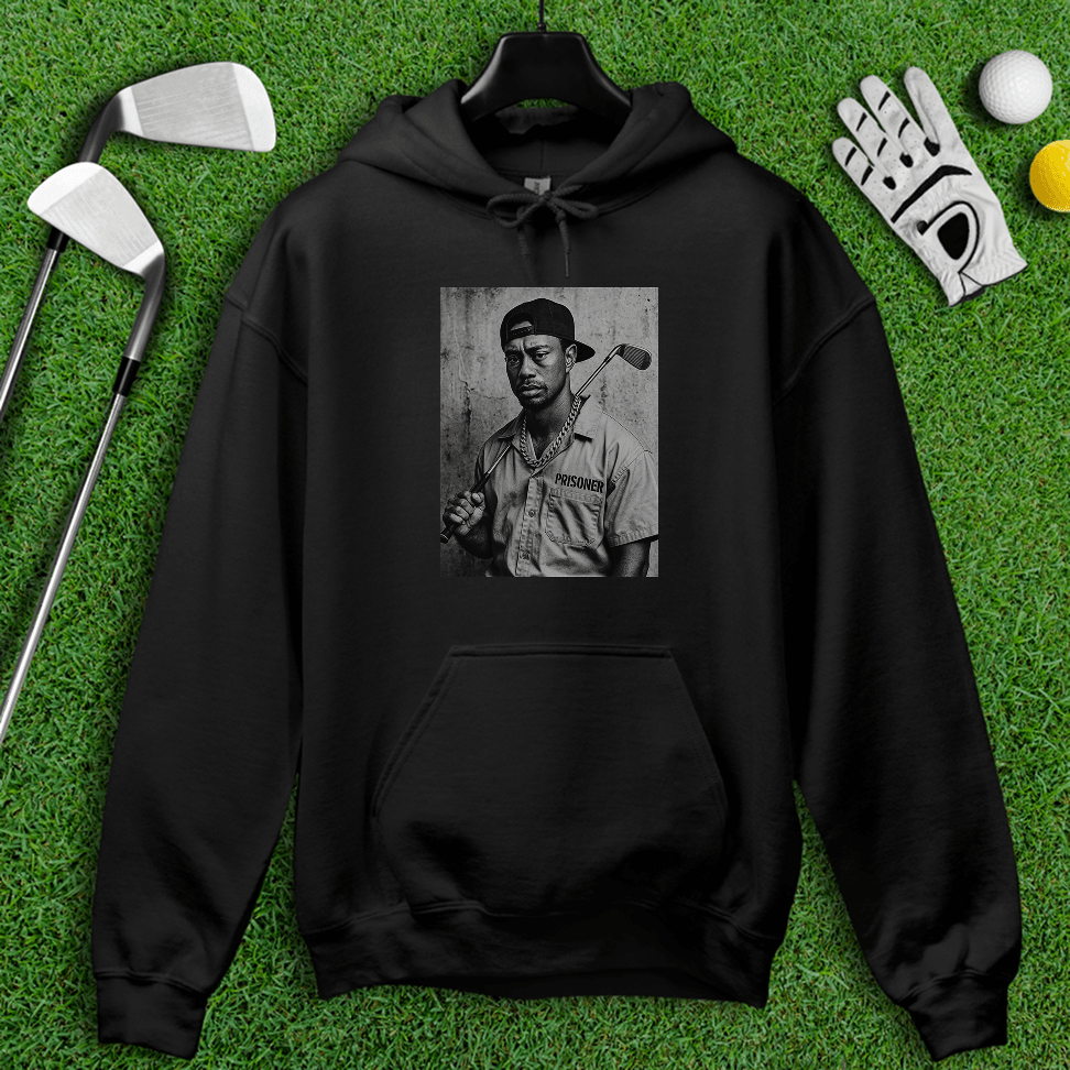 Tiger Woods Retro Mugshot Hoodie - TeeHee Golf Gear