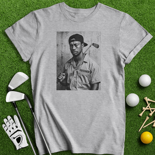 Tiger Woods Retro Mugshot T-shirt - TeeHee Golf Gear