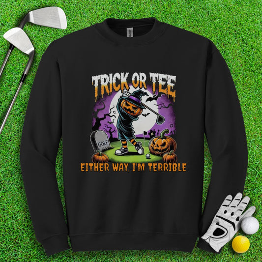 Trick Or Tee Crewneck - TeeHee Golf Gear