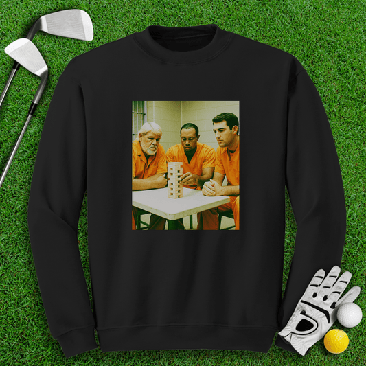 Trio Mugshot Jenga Crewneck - TeeHee Golf Gear