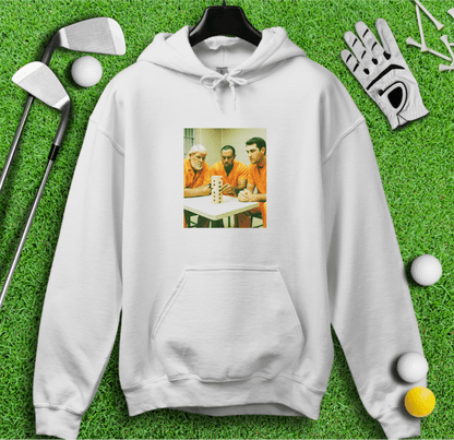 Trio Mugshot Jenga Hoodie - TeeHee Golf Gear