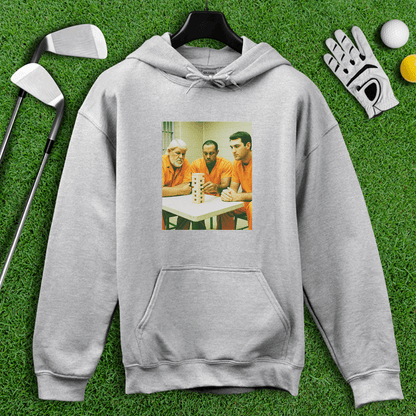Trio Mugshot Jenga Hoodie - TeeHee Golf Gear