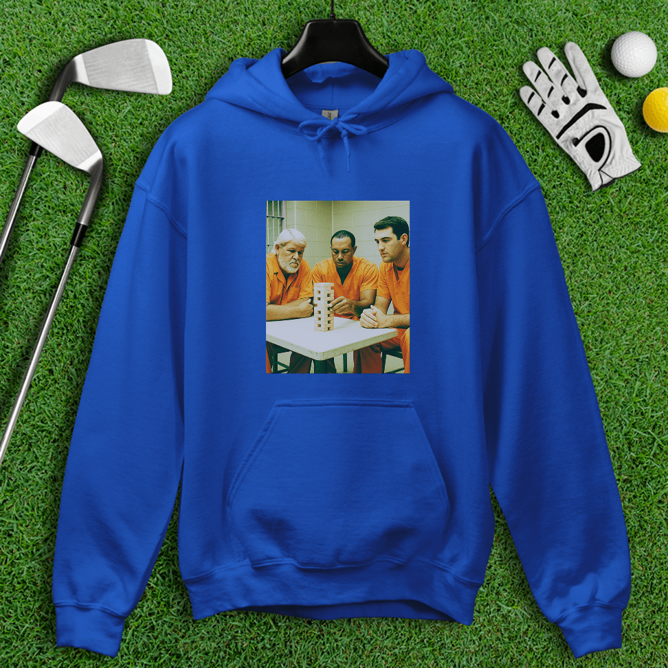 Trio Mugshot Jenga Hoodie - TeeHee Golf Gear