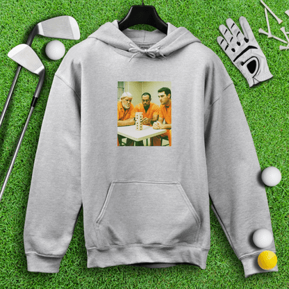 Trio Mugshot Jenga Hoodie - TeeHee Golf Gear