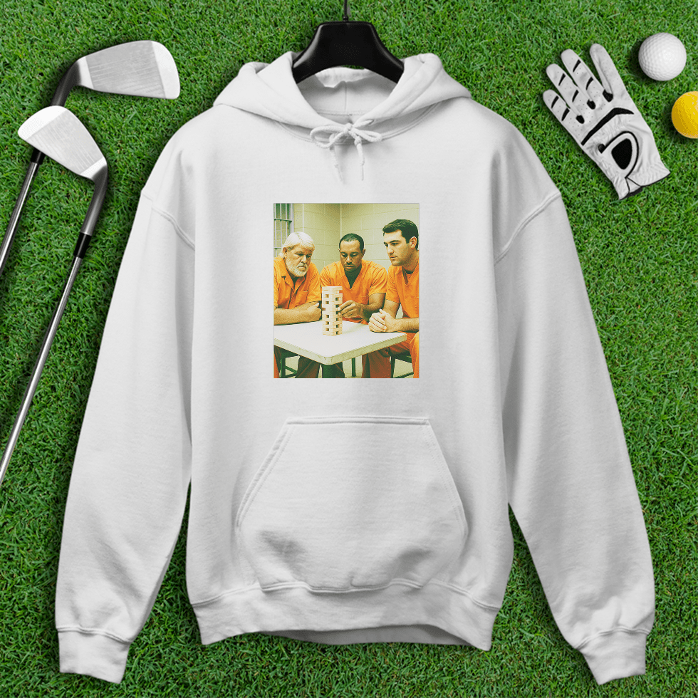 Trio Mugshot Jenga Hoodie - TeeHee Golf Gear