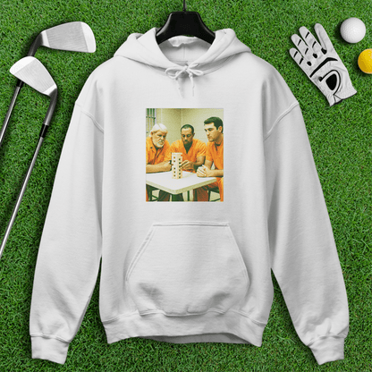 Trio Mugshot Jenga Hoodie - TeeHee Golf Gear