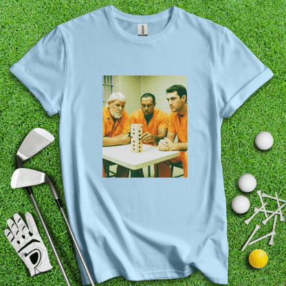 Trio Mugshot Jenga T-shirt - TeeHee Golf Gear