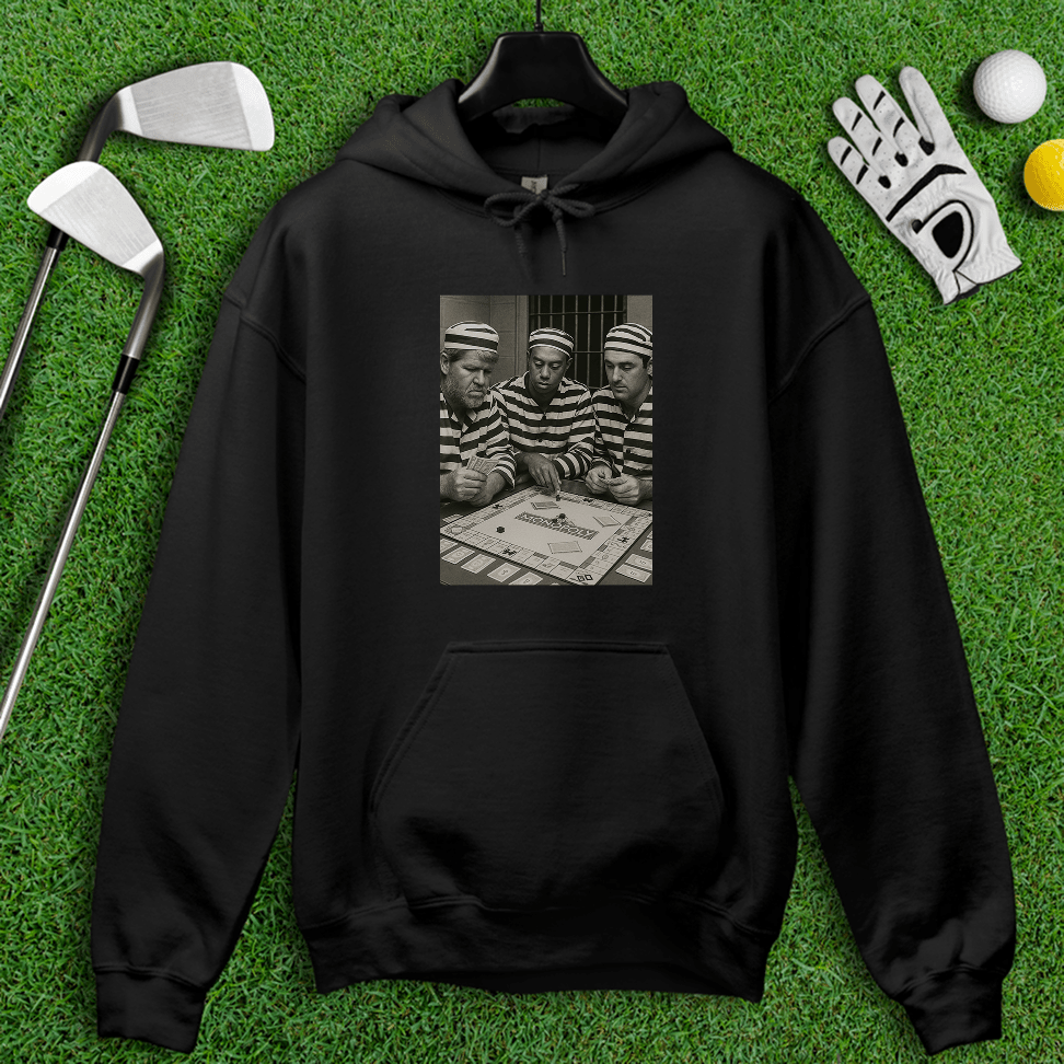 Trio Mugshot Monopoly Hoodie - TeeHee Golf Gear