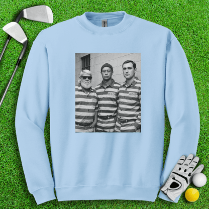Trio Mugshot Retro Crewneck - TeeHee Golf Gear