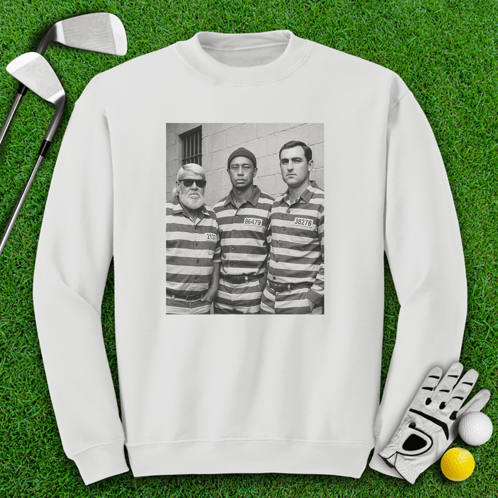 Trio Mugshot Retro Crewneck - TeeHee Golf Gear