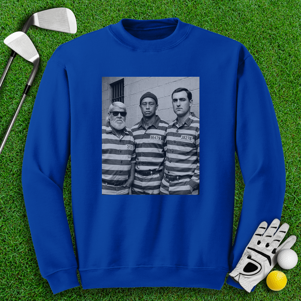 Trio Mugshot Retro Crewneck - TeeHee Golf Gear