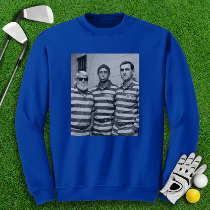 Trio Mugshot Retro Crewneck - TeeHee Golf Gear