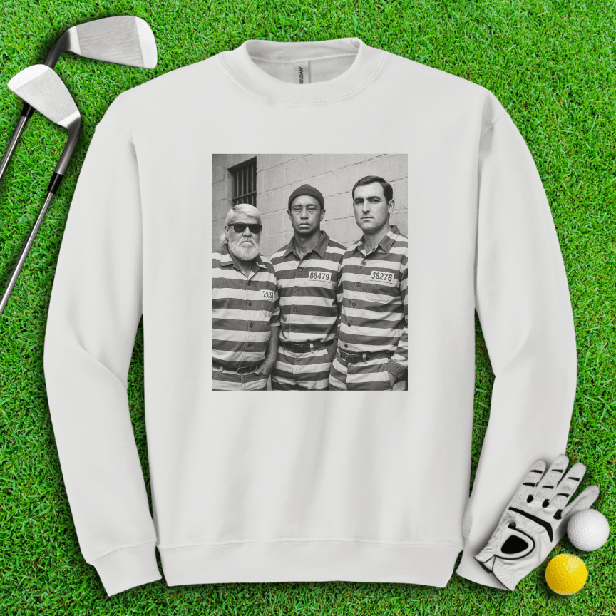 Trio Mugshot Retro Crewneck - TeeHee Golf Gear