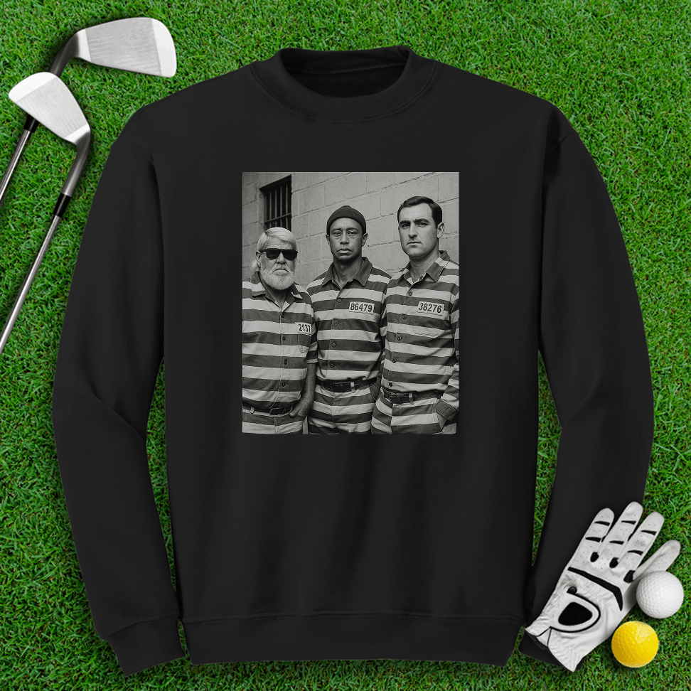 Trio Mugshot Retro Crewneck - TeeHee Golf Gear